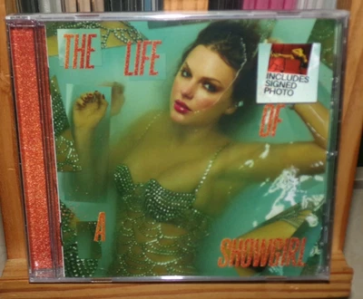 TAYLOR SWIFT THE LIFE OF A SHOWGIRL SIGNED INSERT CD # 4 THE FATE OF OPHELIA - Image 1 of 4