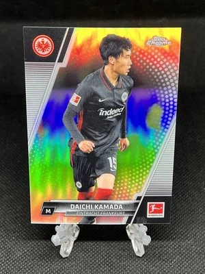 2021-22 Topps Chrome Bundesliga - Daichi Kamada #39 Refractor - Image 1 of 2