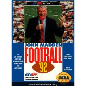Madden Nfl '92 (Sega Genesis) - Bild 1 von 1