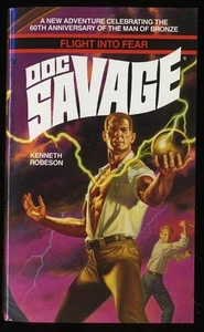 Doc Savage — Flight into Fear PBO NFn/Fine 1st/1st (1991) - Foto 1 di 1