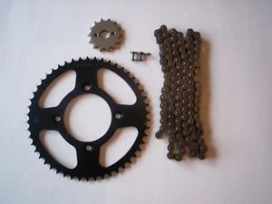 2014-2024 HONDA CRF125F small wheel NEW SPROCKET 13/46 SET & JT HDR 428 CHAIN - Picture 1 of 3