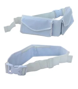 Islamic Hajj Umrah Ihram Travel Belt Waist Belt, Passport Money Bag Zip & Pocket - Foto 1 di 10