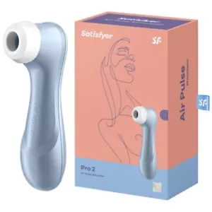 Satisfyer Pro 2 Gen 2 Air Pulse Clitoral Stimulator Blue - Picture 1 of 6
