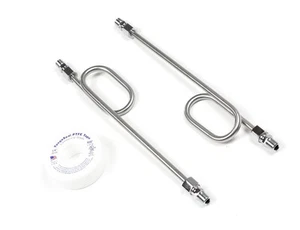 Old-Stf Ironhead Sportster - XL XLCH - rocker box oil Loop lines - Stainless - Picture 1 of 4