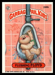 1986 Topps Garbage Pail Kids Series 6 #246b Flushing Floyd - Bild 1 von 2