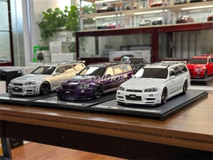 IVY 1/18 NISSAN STAGEA R34 Wagon Diecast Car Model Silver/Black/Red/Blue/magic - Picture 1 of 28