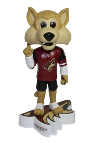 Howler Arizona Coyotes Logo Base Bobblehead NHL Cover