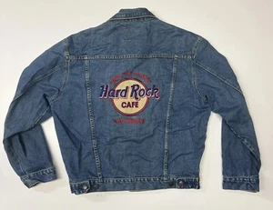 Vintage Hard Rock Cafe Las Vegas Denim Jacket Size Medium - Picture 1 of 8