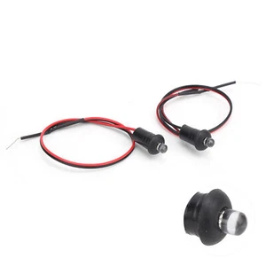 2pcs LED Fake Alarm Lamp Blue Light Anti‑Theft Modification Universal 12V For - Picture 1 of 12