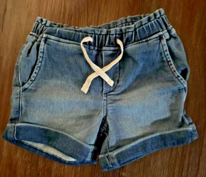 Gap Girls Denim Drawsting Shorts W/ Pockets Size Small (A3) - Picture 1 of 2