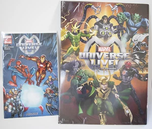 Marvel Universe Live UNOPENED PROGRAM & Comic Book Lot Both Sealed in Plastic - Picture 1 of 2