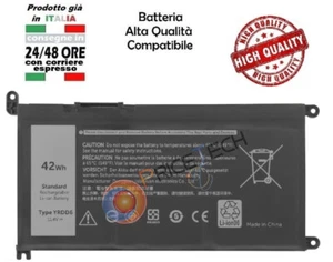 Batteria compatibile per notebook DELL Inspiron 5481 5485 5491 5488 5491 5493 - Foto 1 di 1