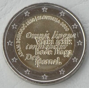 2 Euro Gedenkmünze Slowenien 2020 Adam Bohoric unz. - Bild 1 von 1