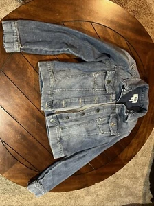 Paige Jacket Womens Small Denim Classic Trucker - Picture 1 of 7