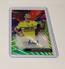 2021/22 Topps Finest Uefa Cl Soccer Green Wave Ref Auto Giovanni Reyna 46/99