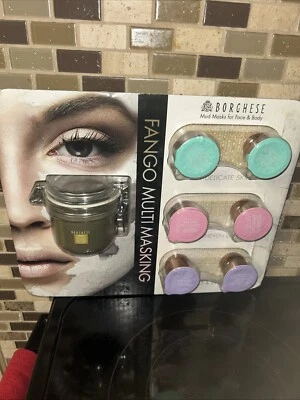 Borghese Fango Juego Multi-Enmascaramiento Máscaras de Barro Activas para Rostro y Cuerpo 7.5oz/212g NUEVO Foto 1 de 2