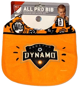 Houston Dynamo FC All Pro Baby Bib MLS Major League Soccer New NWT - Picture 1 of 2