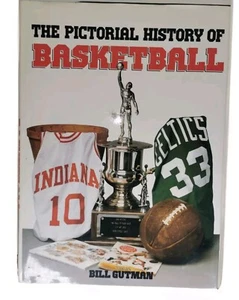 The Pictorial History of Basketball, by Bill Gutman - Large Vintage H/C DJ, GC  - Picture 1 of 6
