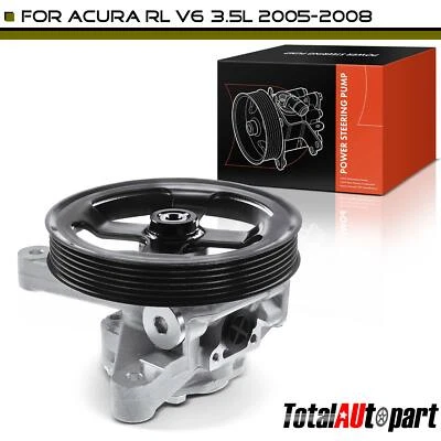 Bomba de dirección asistida con polea para Acura RL 2005 2006 2007 2008 3,5 L 56100RJA015 Foto 1 de 4