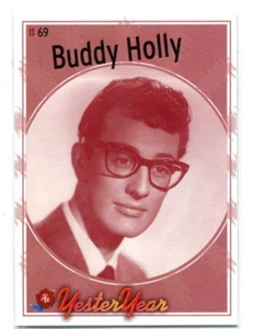 2024 Autografi Storici Ieri Buddy Holly #69 Design 4 ROSSO PARALLELO 9/10 - Foto 1 di 1