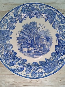 Spode Blue Room ländliche Szenen Essteller 10,375" breit - Bild 1 von 4