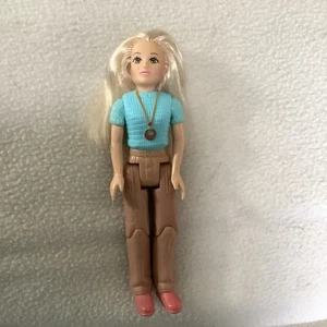 Fisher Price Loving Family Twin Time Puppenhaus blond Mama Mutter Puppe grün Top - Bild 1 von 4