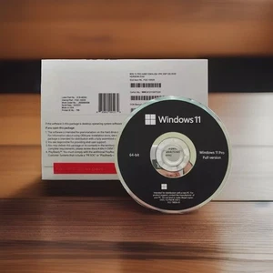 Win 11 Pro 64-Bit DVD + Genuine Key & Sealed - Picture 1 of 2