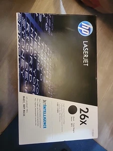 Oryginalny wysokowydajny czarny toner HP 26X CF226X OEM zapieczętowany sugerowana cena detaliczna 284 USD NOWY - Zdjęcie 1 z 5
