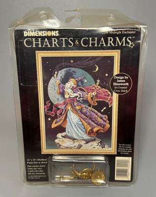 Dimensions CHARMS ONLY Midnight Enchanter 72299 Cross Stitch Wizard CHARMS ONLY - Image 1 of 4