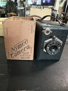 1930'S JAPAN NYMCO Box Film Camera RARE W/ ORIGINAL BOX!!!!! - Picture 1 of 7