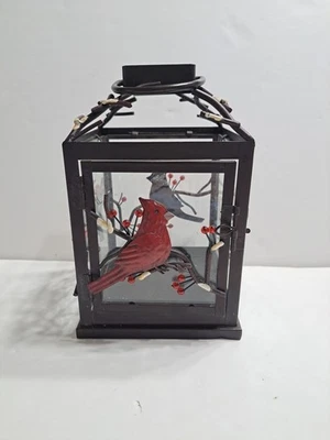 Linterna Decorativa con Diseño Cardinal Invierno 8.5" Alto Foto 1 de 4