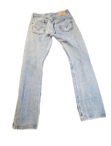 Levis 501 Gr. 31/34 Levis Original Straight Leg Button Fly Distressed Herren Jeans - Bild 1 von 14