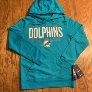 Fanatics NFL MIAMI DOLPHINS Mens Pullover L/S HOODIE Sweatshirt Size M NWT - Picture 1 of 5
