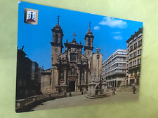 La Coruna.  st George Church.  Spain.  Colour Postcard 
