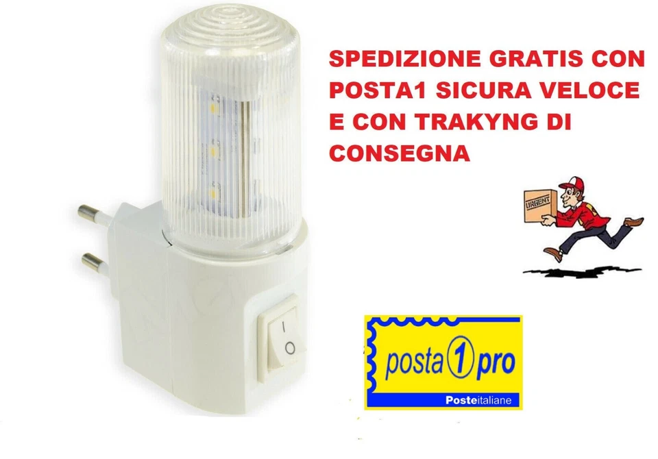 Lampada / Lampadina LED notturna decorativa c/ interruttore 1W Extrastar XYD408 - Immagine 1 di 1
