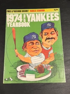 NY Yankees 1974 Baseball Yearbook LP Record Inside Sound of the Half Century - Picture 1 of 3