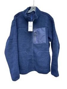 Jack & Jones Jorpark Teddy Jacket Noos Men’s XL Navy NWT - Picture 1 of 9
