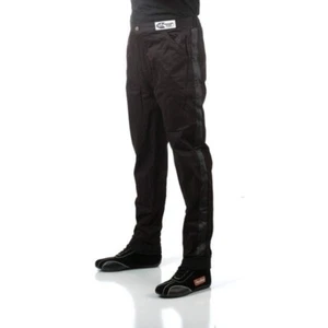 RaceQuip 112005 Black Single Layer SFI 3.2A/1 Auto Racing Driving Pants Large - Picture 1 of 3