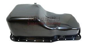 Panel de aceite negro Ford bloque pequeño 260 289 302 Mustang 5.0 Windsor sumidero delantero SBF - Imagen 1 de 3