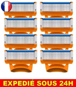✅ 4 Lames de Rasoir Compatible Gamme Gillette Fusion 5 + ProGlide Cartouches - Imagen 1 de 2
