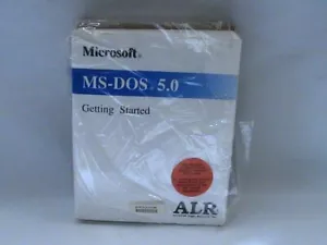 1 NEW MICROSOFT MS-DOS 5.0 BY ALR WITH MANUALS - Picture 1 of 2