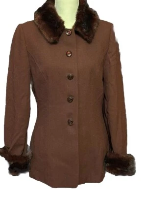 Colecciones para Le Suit Mujer Blusa Lana 98% Talla 8 Diseñador Dinero Antiguo Foto 1 de 4