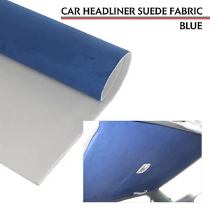 Suede Blue Headliner Fabric Replace For Subaru Saab Scion Saturn Suzuki 60“x84“ - Bild 1 von 12