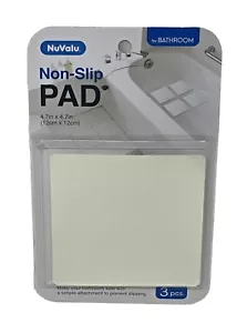 3pc Bathtub NON-SLIP PAD Anti Slide Bath Shower Appliques Peel & Stick Decal Mat - Picture 1 of 2