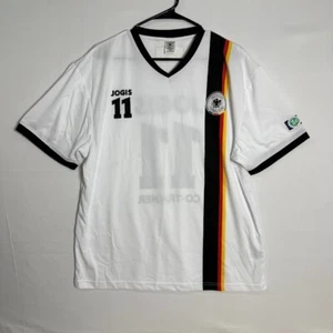 Germany Soccer Jersey Men's Large White Jogis 11 Co-Trainer 2009 - Picture 1 of 5