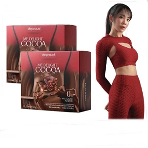 2x D Proud ME DELIGHT Instant COCOA controls hunger full burns fat Delicious - Picture 1 of 12