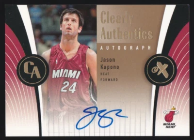 Autógrafos Fleer EX 2006-07 claramente auténticos dorados #CAA-JK Jason Kapono #d 4/5 Foto 1 de 2