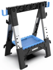 Folding Sawhorse with Adjustable Legs – Heavy-Duty, Portable Work Support - Picture 1 of 6