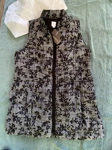 JJILL NWT SZ.- (MT ) AND ( LT ) DOWN BLACK PUFFER COAT - Picture 1 of 11