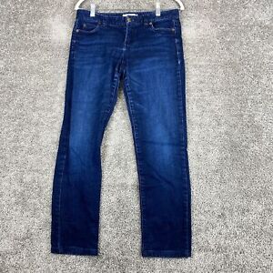 Vineyard Vines Cropped Jeans Women's Size 2 Blue Low Rise Medium Wash Whisker